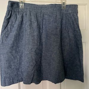 Loft chambray skirt  L